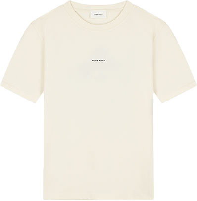 Pure Path Pure Path Family Chest T-Shirt Beige
