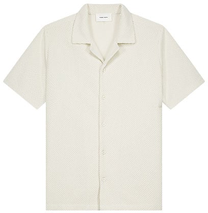 Pure Path Pure Path Honeycomd Shortsleeved Shirt Beige