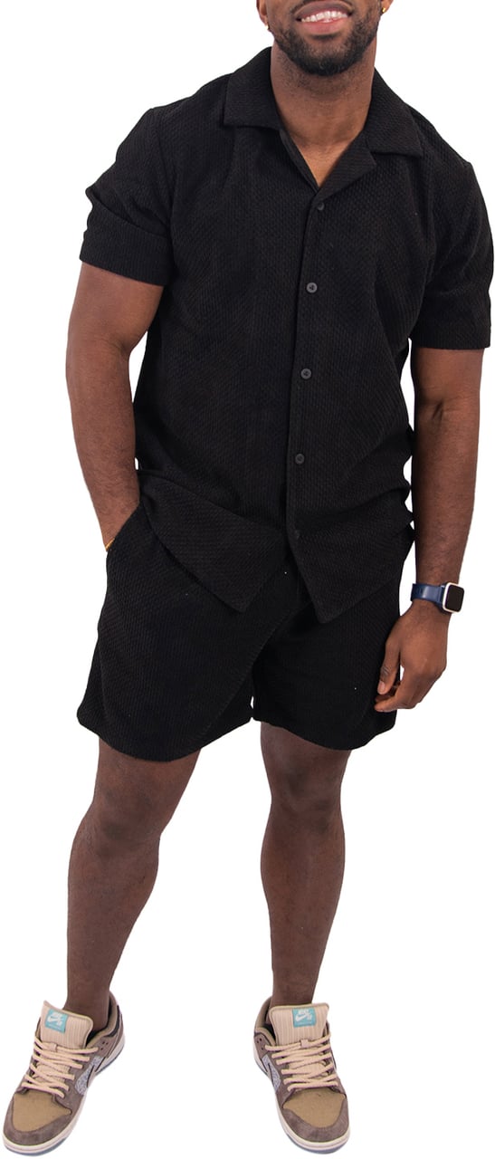 Pure Path Honeycomb Shorts Zwart