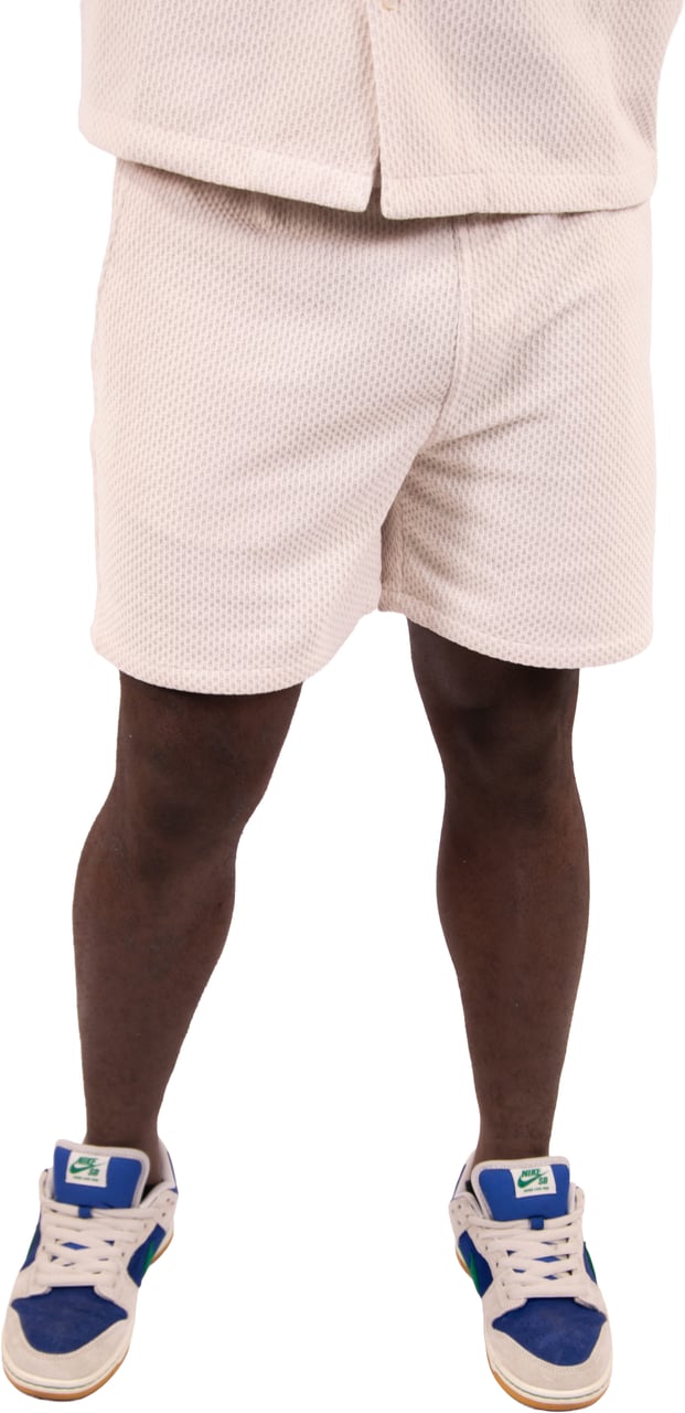 Pure Path Pure Path Honeycomb Shorts Beige