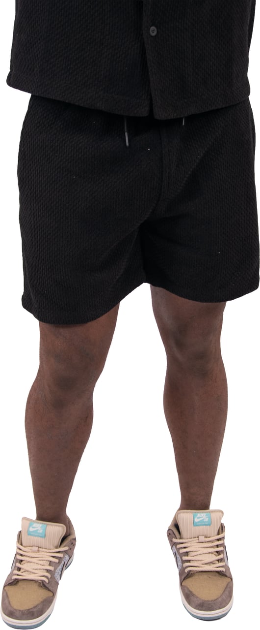 Pure Path Pure Path Honeycomb Shorts Zwart