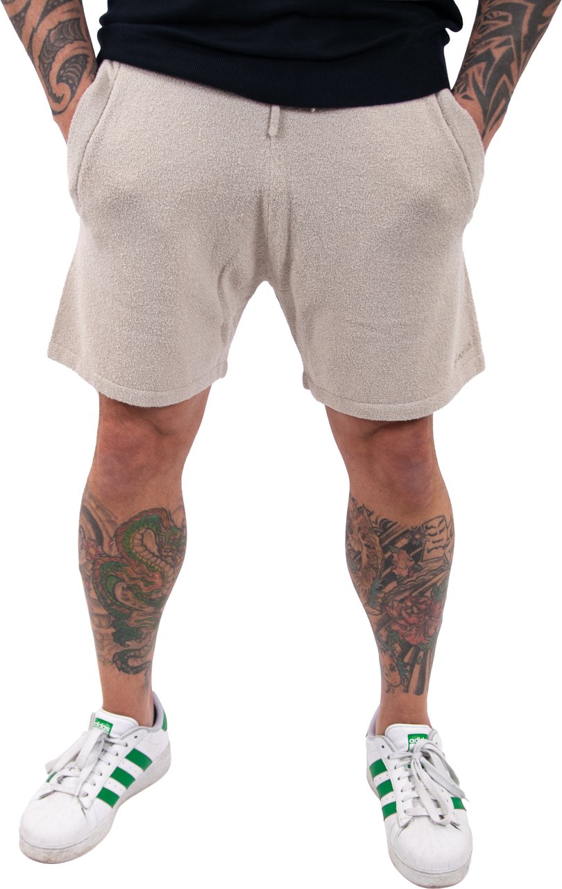 Pure Path Pure Path Towel Soft Boucle Knitted Shorts Beige