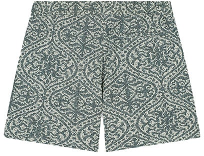 Pure Path Pure Path Jacquard Pattern Shorts Groen