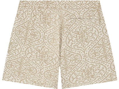 Pure Path Pure Path Jacquard Pattern Shorts Beige
