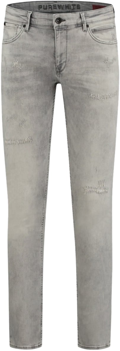 Pure Path Purewhite The Jone 898 Distressed Grey Zwart