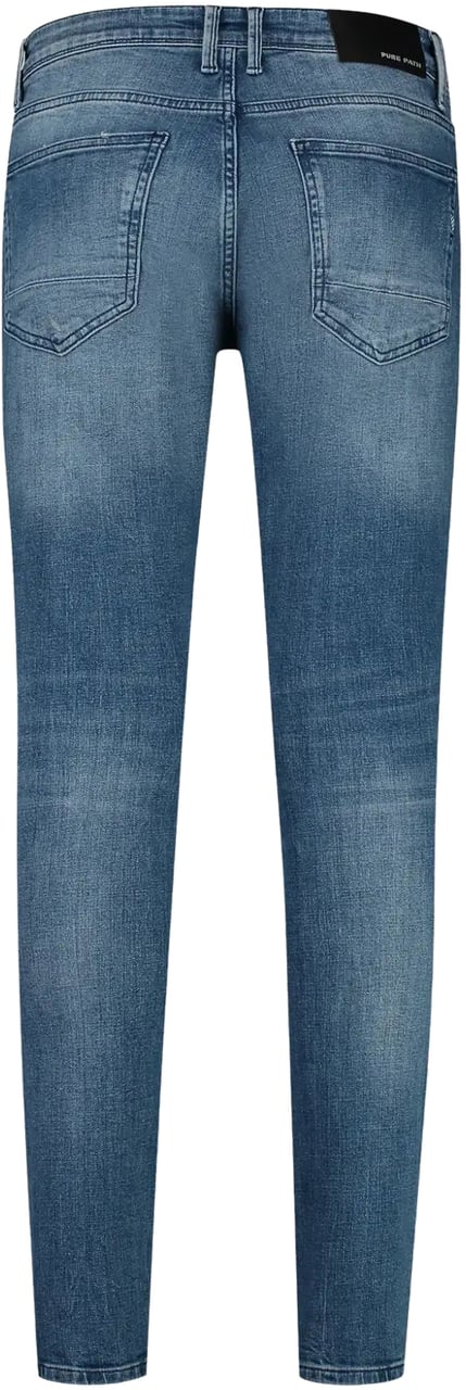 Pure Path Purewhite The Jone W1250 Mid Blue Zwart