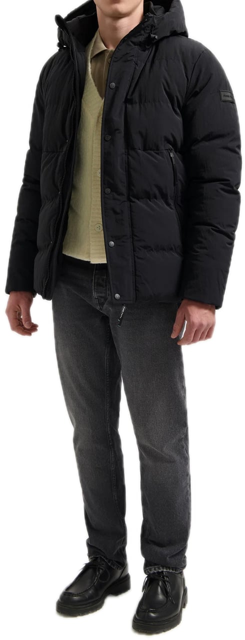 Pure Path 25030401 Puffer Jacket Black Zwart