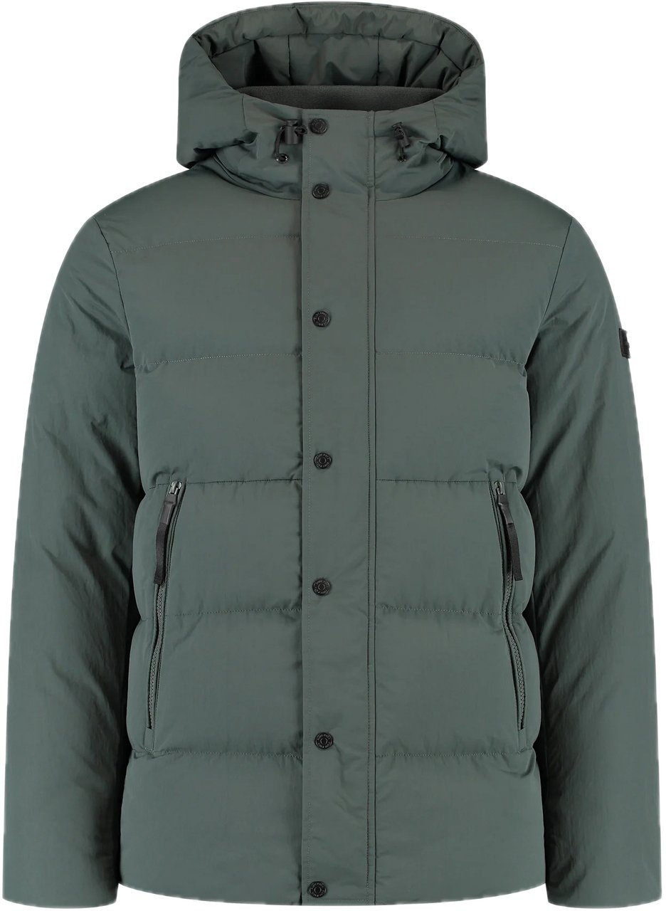 Pure Path 25030401 Puffer Jacket Dark Green Groen