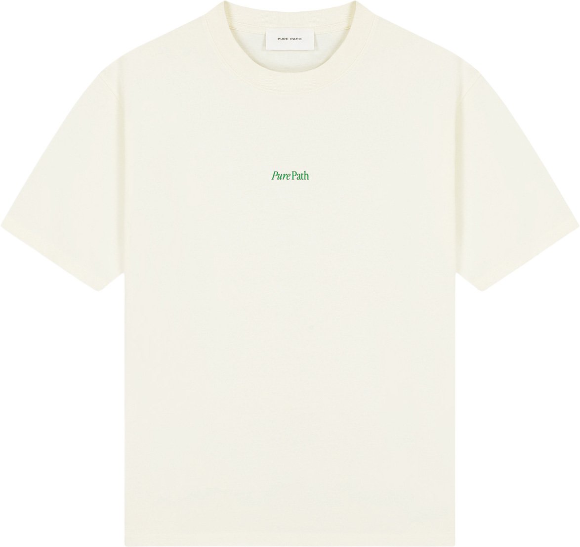 Pure Path Dream Big Quote T-shirt 26010117 54 Ecru Beige