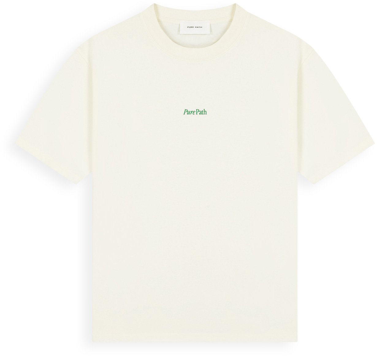 Pure Path Dream Big Quote T-shirt 26010117 54 Ecru Beige