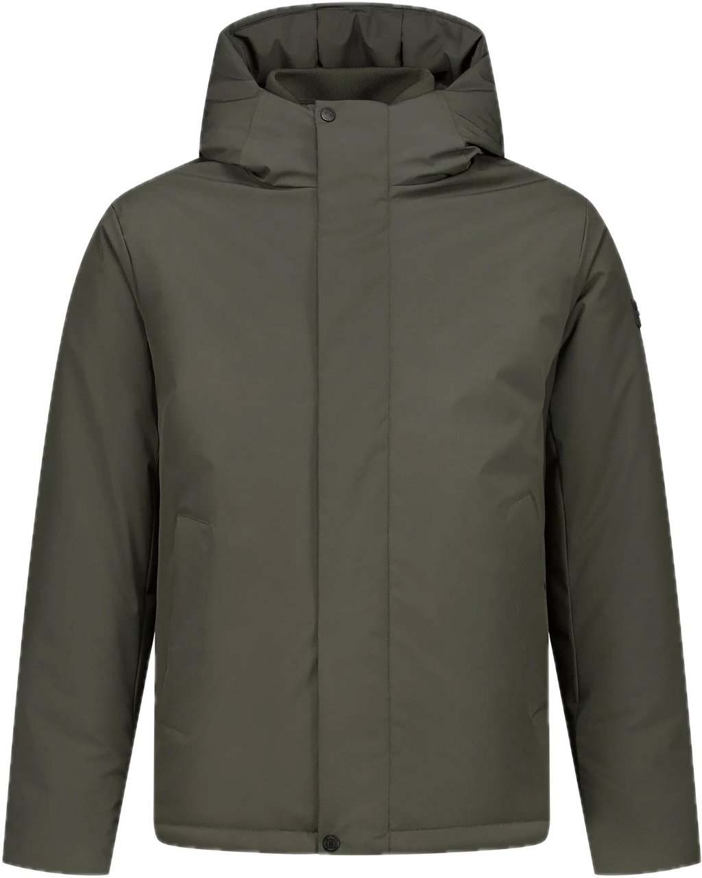 Pure Path Short Parka Jacket 25030409 Green Groen
