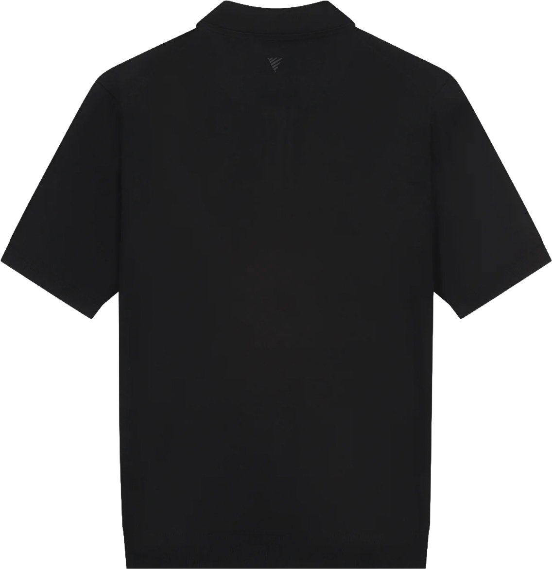 Pure Path Knit polo black 26010810 Zwart