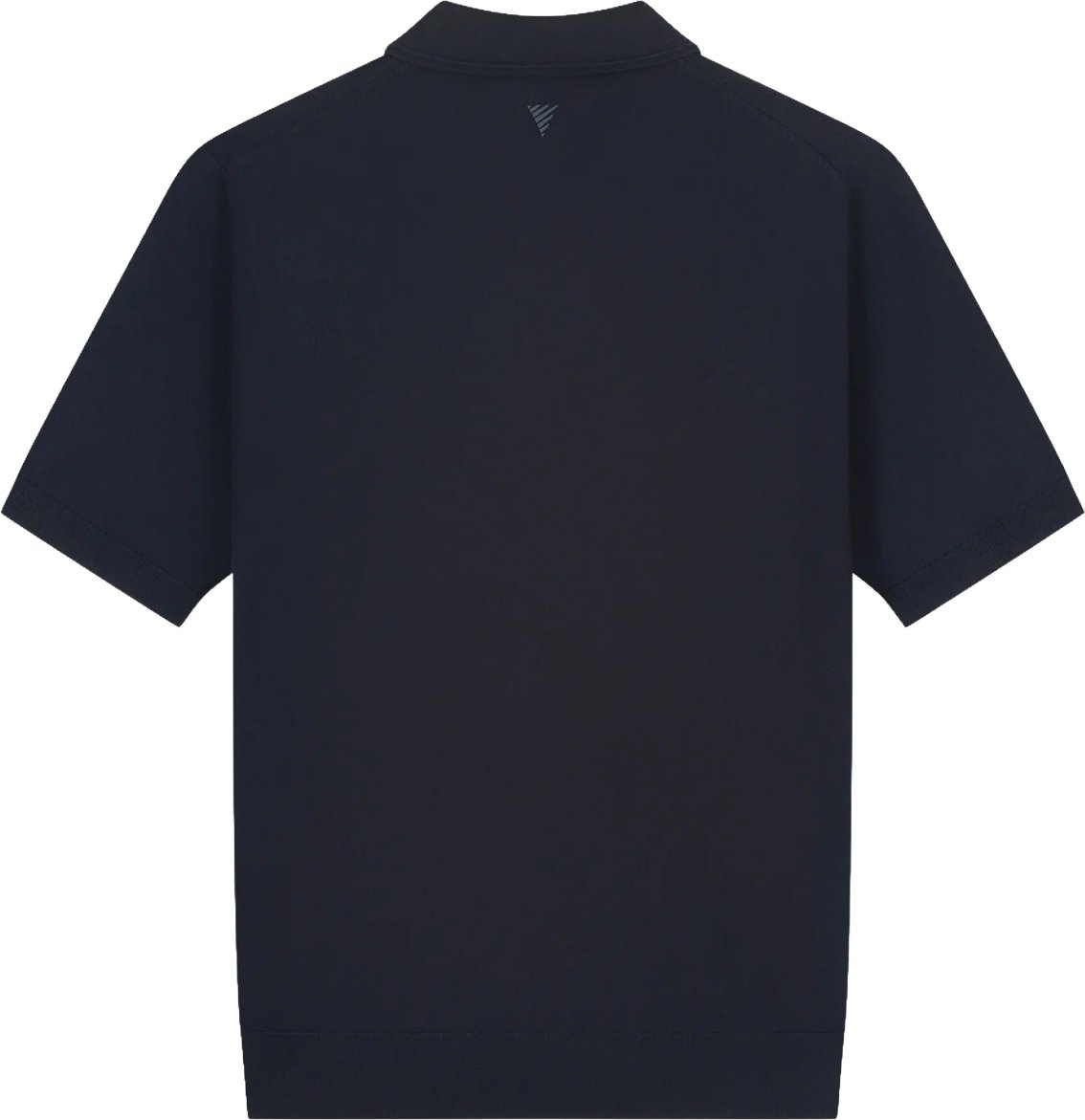 Pure Path Knit polo dark navy 26010810 Blauw