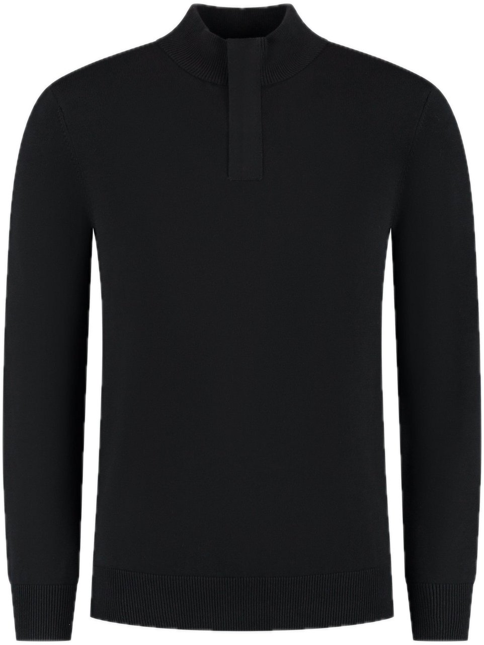 Pure Path Hidden half-zip 25030815 black Zwart