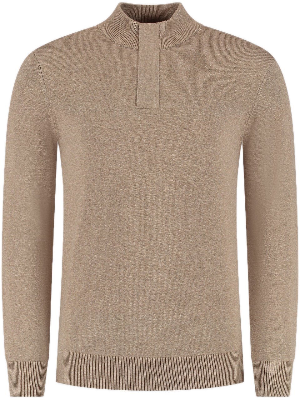 Pure Path Hidden half-zip 25030815 taupe Taupe