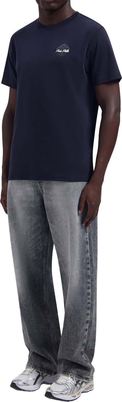 Pure Path Rooted Tree T-shirt 26030102 Dark Navy 57 Navy