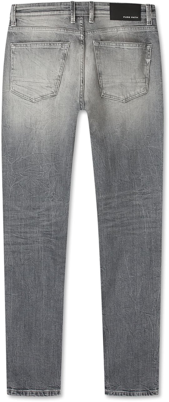 Pure Path Slim Fit Jeans The Ryan Denim Mid Grey W3013 Grijs