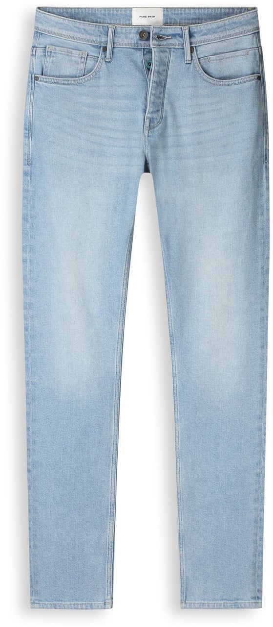 Pure Path The Ryan Slim Fit Jeans The Ryan Denim Light Blue W1656 Blauw