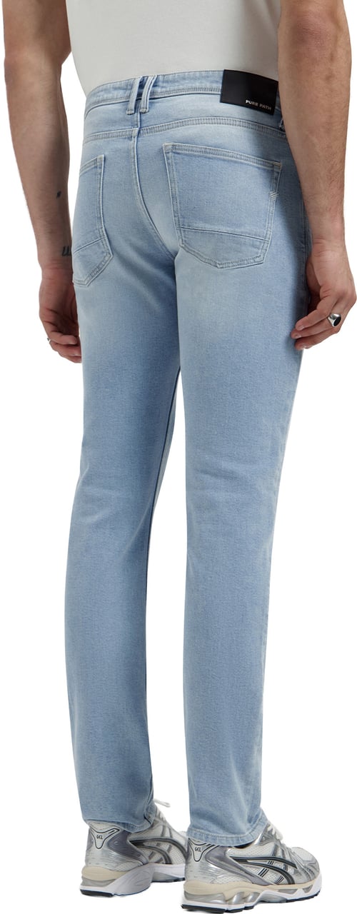 Pure Path The Ryan Slim Fit Jeans The Ryan Denim Light Blue W1656 Blauw