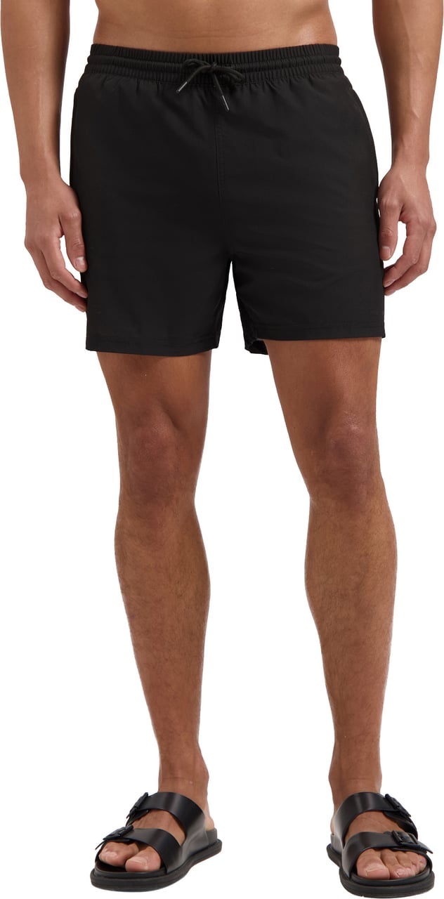 Pure Path Tonal Logo Swim Shorts 25010516 Black Zwart