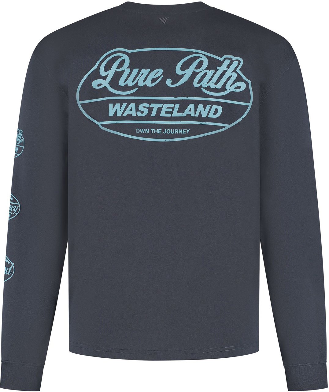 Pure Path Wasteland Patches Longskleeve T-Shirt 25030122 Dark Navy Navy
