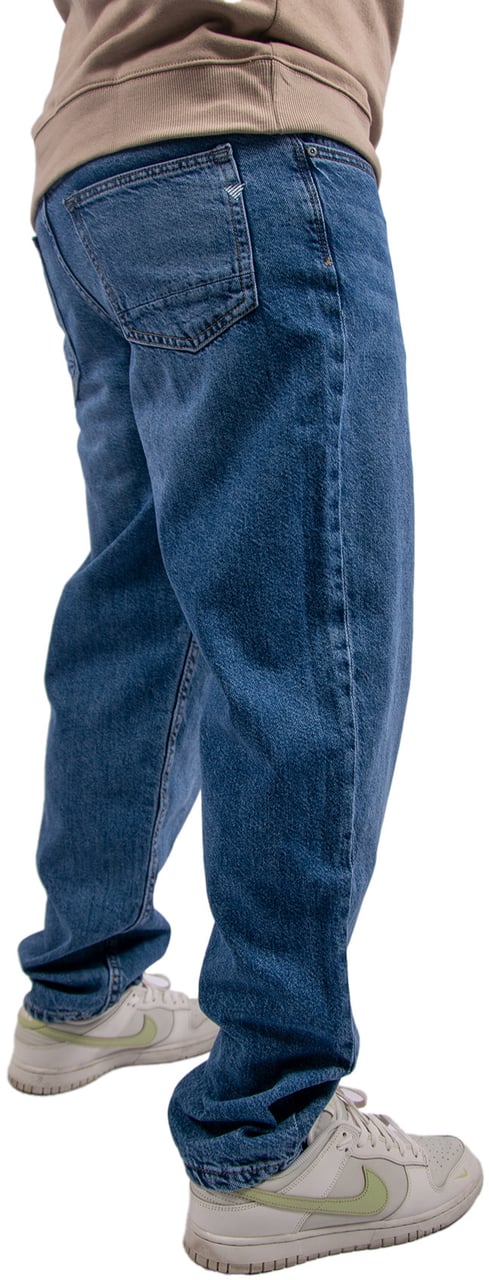 Pure Path The Aiden Loose Fit Jeans Blauw