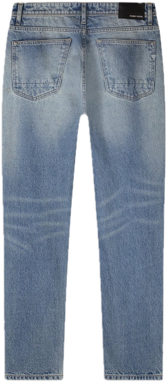 Pure Path The Eric W1684 Denim Blue Green Blauw