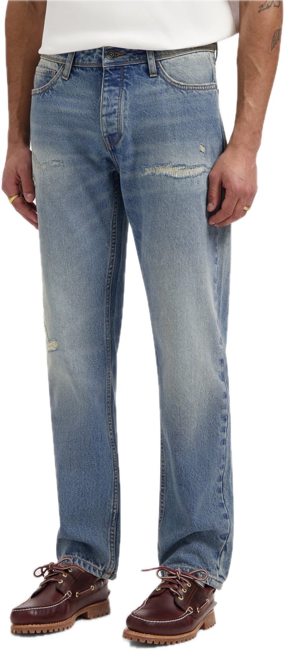 Pure Path The Eric W1684 Denim Blue Green Blauw