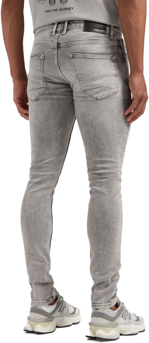 Pure Path Pure Path The Jone Denim Skinny Fit Grijs