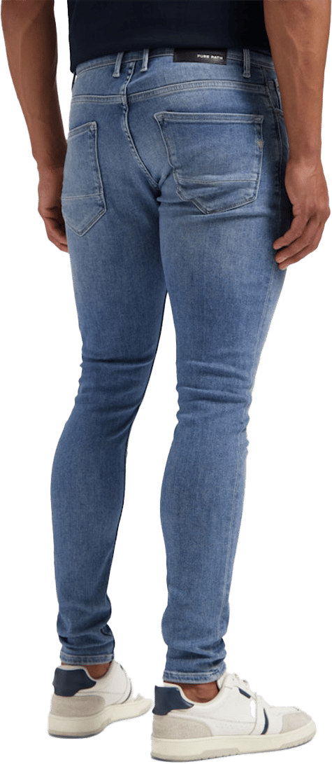 Pure Path Pure Path The Jone Denim Skinny Fit Blauw