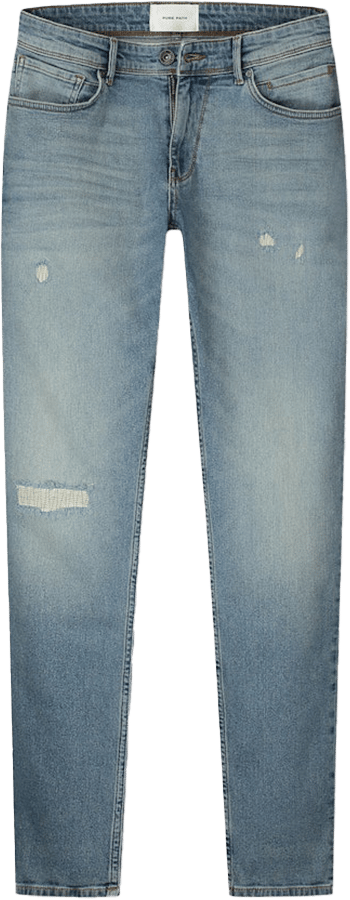 Pure Path Pure Path The Jone Denim Skinny Fit Blauw