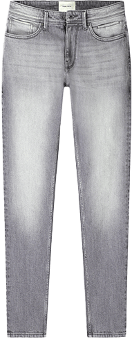 Pure Path Pure Path The Jone Denim Slim Fit Grijs