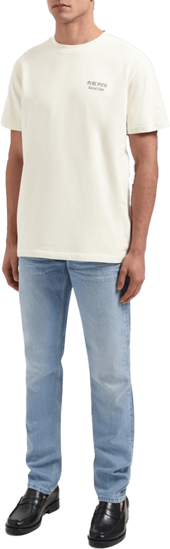 Pure Path Pure Path The Ryan Tapered Fit Blauw