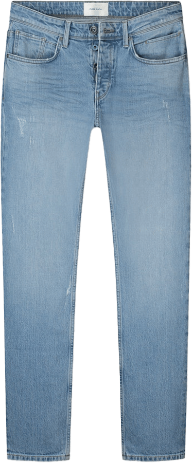 Pure Path Pure Path The Ryan Tapered Fit Blauw