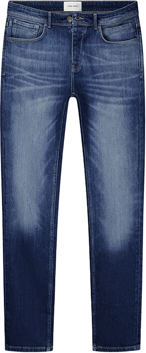 Pure Path Pure Path The Ryan Slim Fit Tapered Leg Blauw