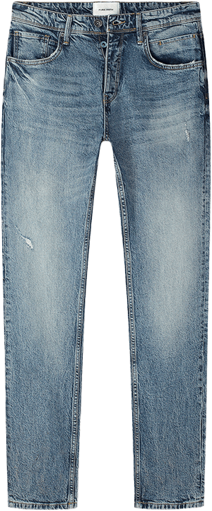 Pure Path Pure Path The Ryan Slim Fit Jeans Blauw