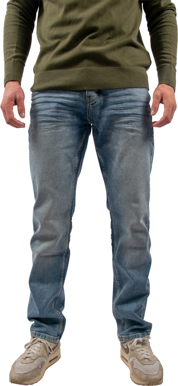 Pure Path The Ryan Slim Fit Tapered Leg Blauw