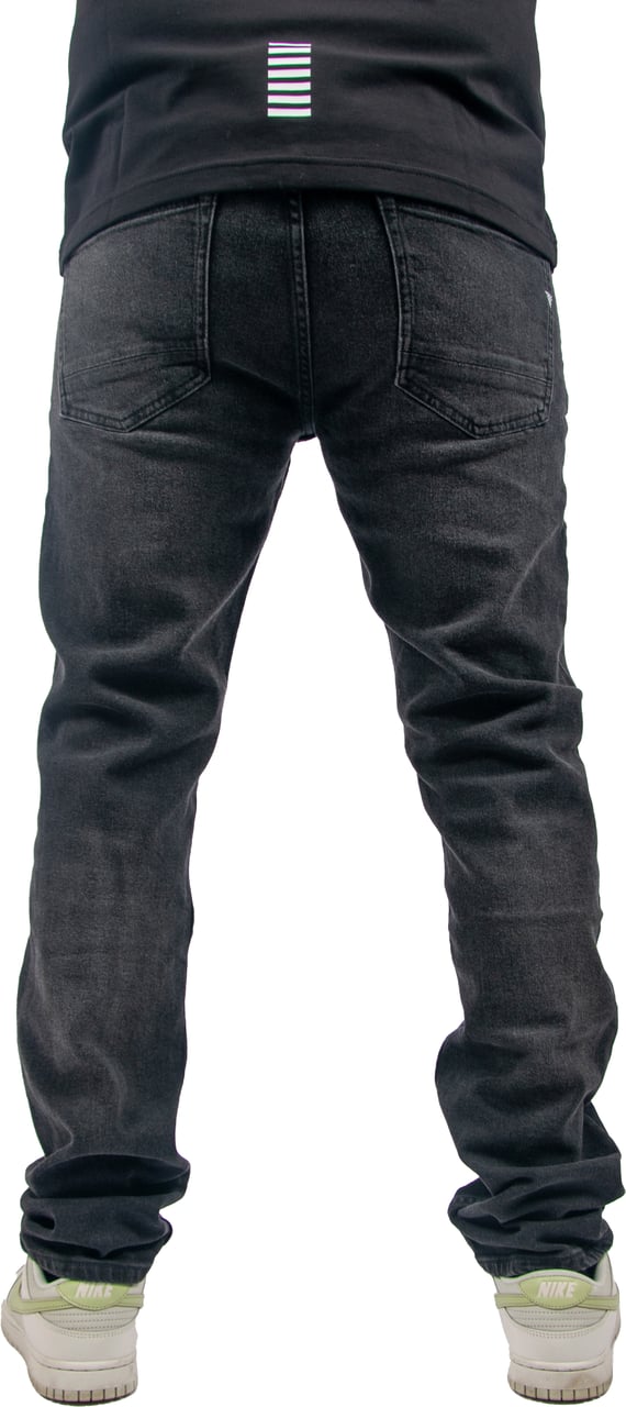 Pure Path Pure Path The Ryan Slim Fit Tapered Leg Zwart