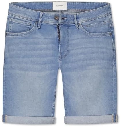 Pure Path The Steve Skinny Fit Short Blauw