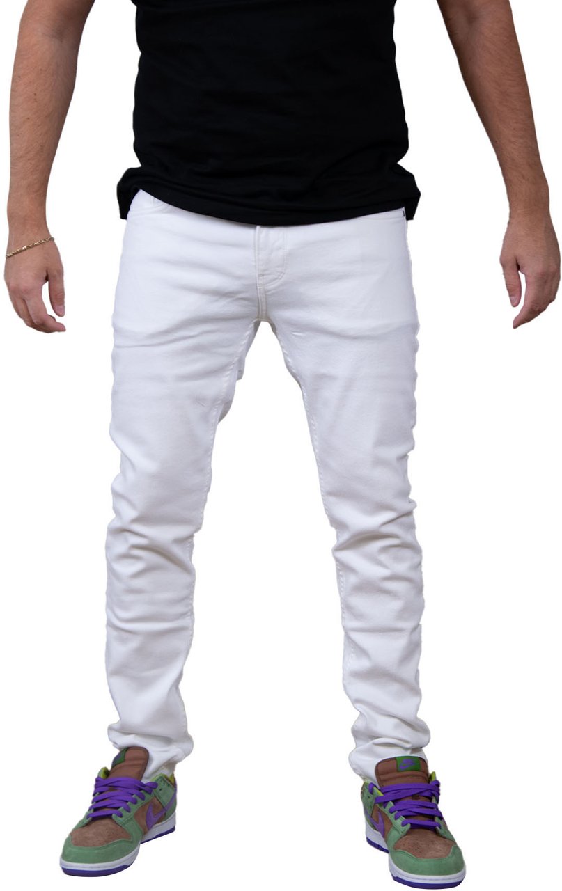 Purewhite Purewhite The Jone Denim Skinny Fit Wit