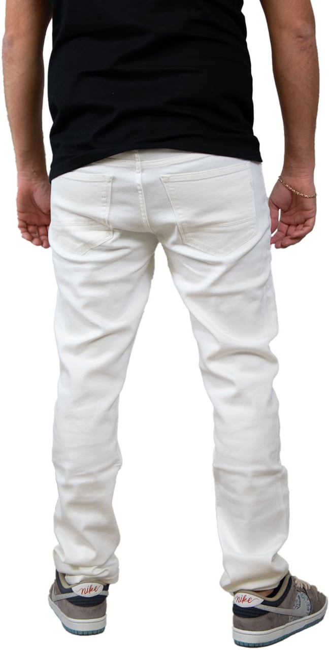Purewhite Purewhite The Ryan Slim Fit Tapered Leg Beige