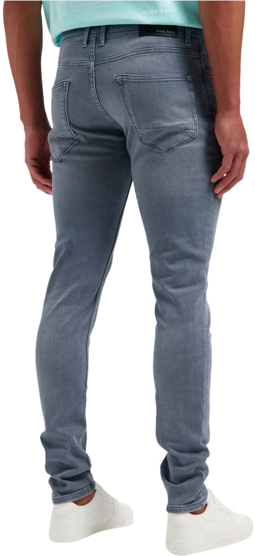 Purewhite Purewhite The Jone Denim Slim Fit Grijs