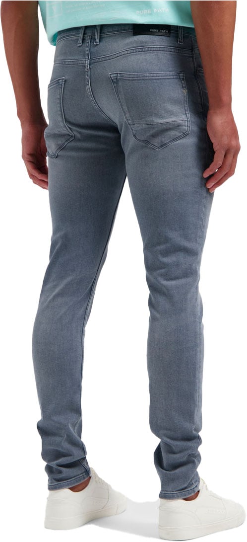 Purewhite Purewhite The Jone Denim Slim Fit Grijs