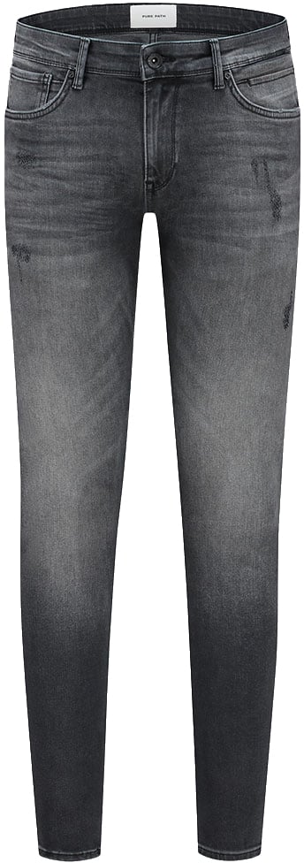 Purewhite Purewhite The Jone Denim Slim Fit Grijs