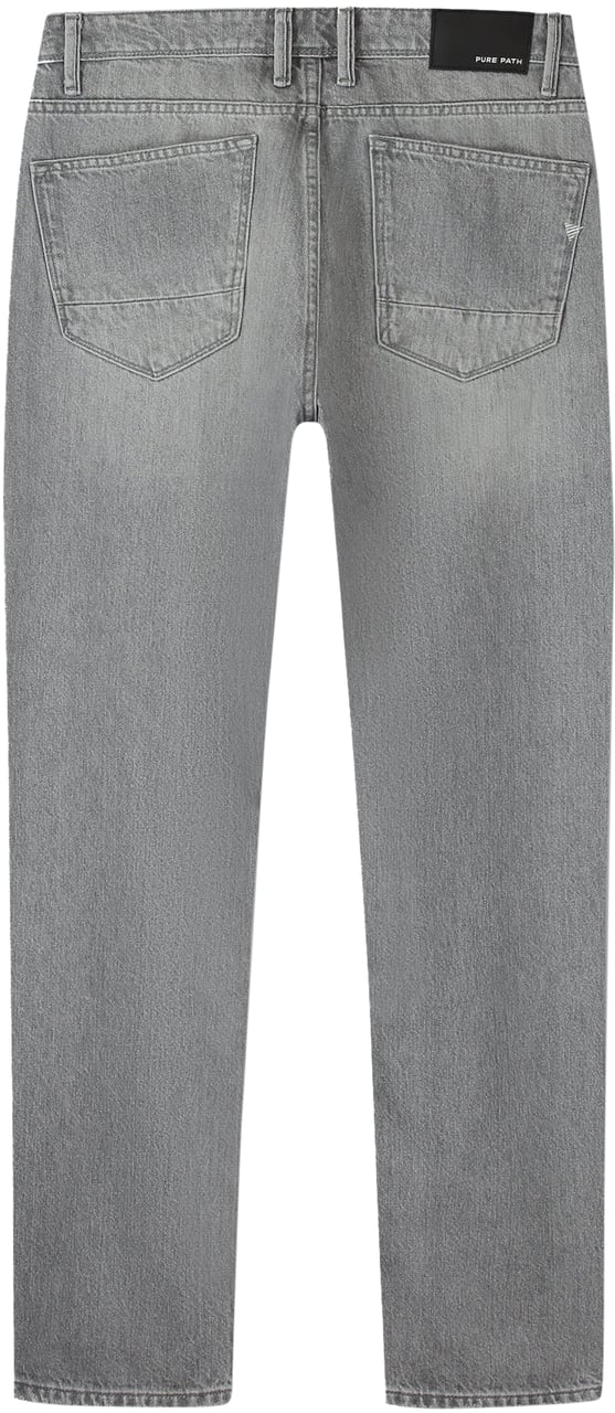 Purewhite Purewhite The Eric Regular Fit Jeans Grijs