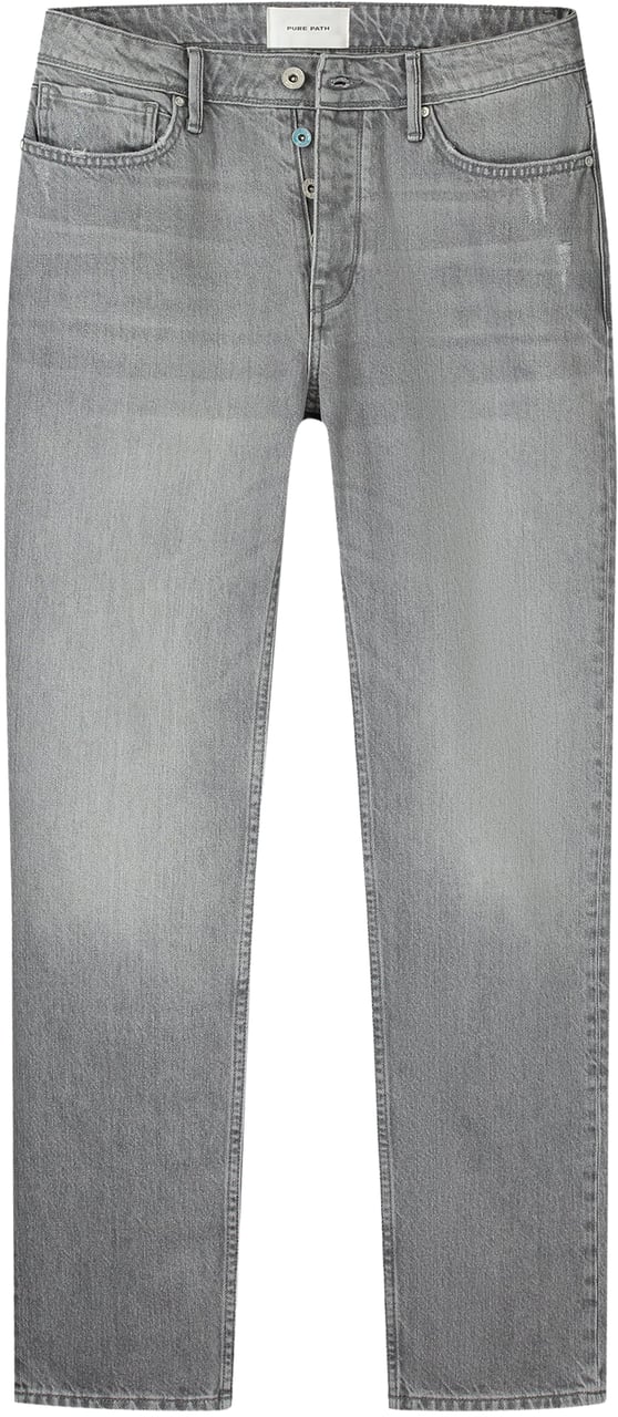 Purewhite Purewhite The Eric Regular Fit Jeans Grijs