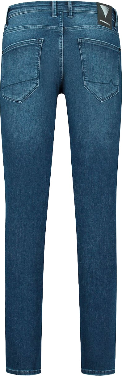 Purewhite Purewhite The Jone Denim Slim Fit Blauw