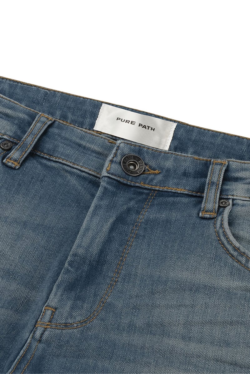 Purewhite Purewhite The Dylan Skinny Fit Blauw