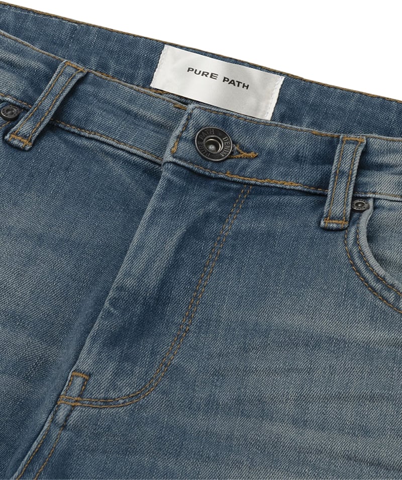 Purewhite Purewhite The Dylan Skinny Fit Blauw