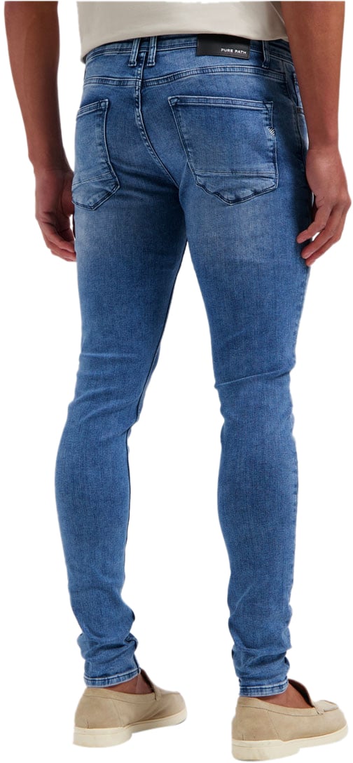 Purewhite Purewhite The Dylan Skinny Fit Blauw